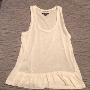 Float Sheer White tank top